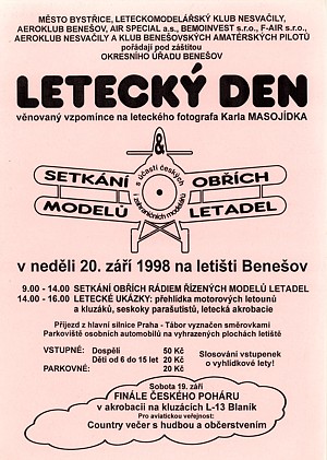Letecký den 1998 - plakát