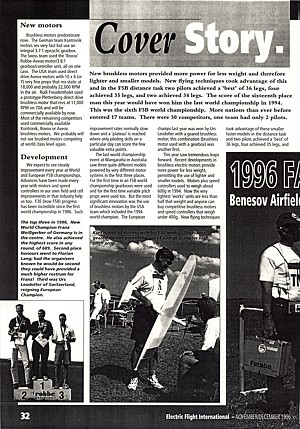 Mistrovství světa FAI F5B, F5D, Q&EFI 6/1996