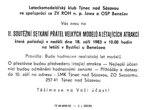 Setkání obřích modelů 1983